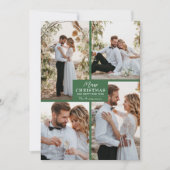メリークリスマス4フォトコラージュ シーズンカード (正面)