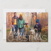 メリークリスマス4写真 シーズンカード (正面)