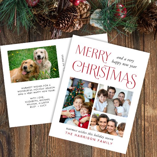 メリークリスマス4写真 シーズンポストカード