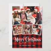 メリークリスマス4 PHOTOグリーティングホリデーカード シーズンカード (正面)