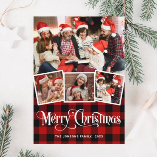 メリークリスマス4 PHOTOグリーティングホリデーカード シーズンカード