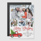 メリークリスマス4 PHOTOホリデー磁気カード (正面/裏面)