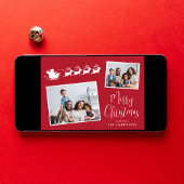 メリークリスマス4 Photo Santa Sley シーズンカード