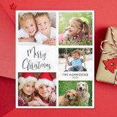 メリークリスマス5フォトホリデーカード