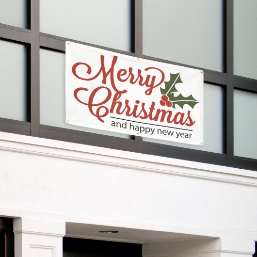 メリークリスマス5 横断幕 (ビルの外側)