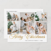 メリークリスマス5 PHOTOホリデーグリーティング ポストカード (正面/裏面)