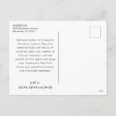 メリークリスマス6フォトグリッド（家族名） シーズンポストカード (裏面)