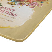 メリークリスマス83ガラス切削板 カッティングボード (角)