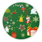 メリークリスマス917 セラミックノブ (正面)