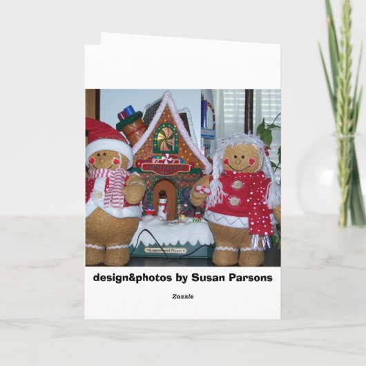 メリークリスマス、あなたのへの私達の家から、 シーズンカード (裏面)