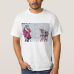 メリークリスマス&あなたの写真 Tシャツ<br><div class="desc">Tシャツのフェスティバルを写真とメリークリスマスで！</div>