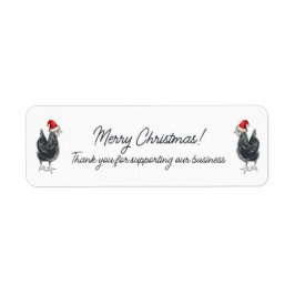 メリークリスマス | ありがとう | 卵パックラベル ラベル