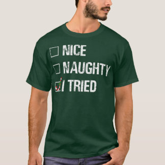 メリークリスマス　いい子悪い子　頑張ったクリスマスライトパ Tシャツ