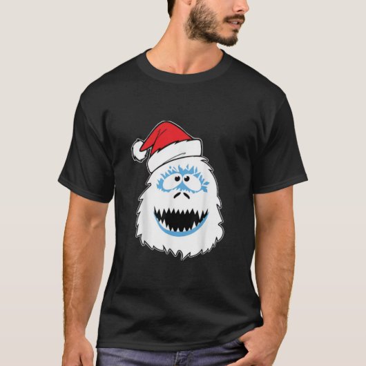メリークリスマス：おもしろいサンタクロース Tシャツ (正面)