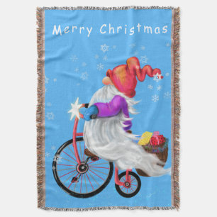メリークリスマス – おもしろい格言、自転車と贈り物  スローブランケット