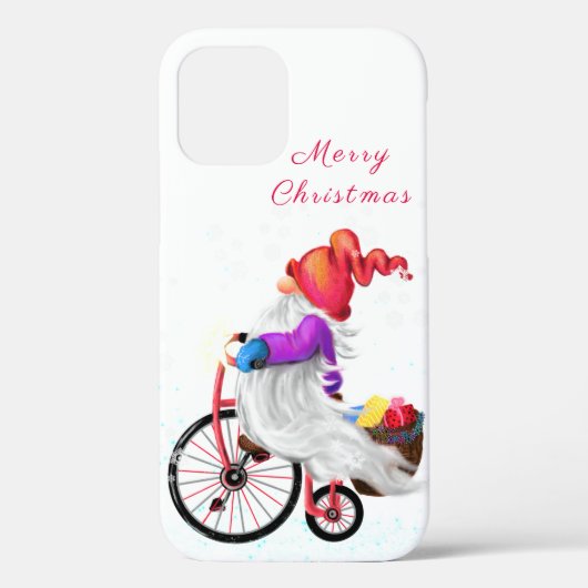 メリークリスマス – おもしろい自転車とギフトとの格言 Case-Mate iPhoneケース (裏面)