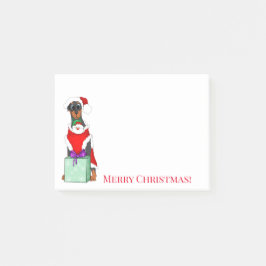 メリークリスマス かわいいドーベルマン クリスマス ポストイット
