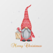 メリークリスマス かわいいノーム ウィンドウサイン (シート)