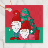 メリークリスマス |かわいい休日の格言 フェイバータグ (正面)