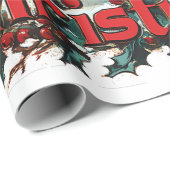 メリークリスマス – かわいい子とメリークリスマス ラッピングペーパー (ロールコーナー)