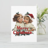 メリークリスマス – かわいい子とメリークリスマス 招待状 (スタンド正面)