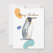 メリークリスマス かわいい子供 ピングゥ ヴィンテージ シーズンカード (正面)