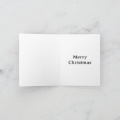 メリークリスマス かわいい子犬 クリスマスカード (内部)