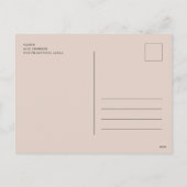 メリークリスマス.かわいい犬。アニマルサンタクロース シーズンポストカード (裏面)