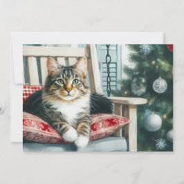 メリークリスマス かわいい猫 シーズンカード