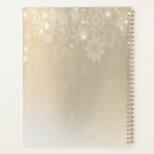 メリークリスマス、かわいらしい格言そり プランナー手帳 (裏面)