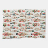 メリークリスマス　くるみ割り人形のホリデー キッチンタオル (横)