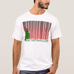 メリークリスマス：このバーコードをスキャン Tシャツ
