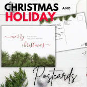 メリークリスマス ご挨 ポストカード