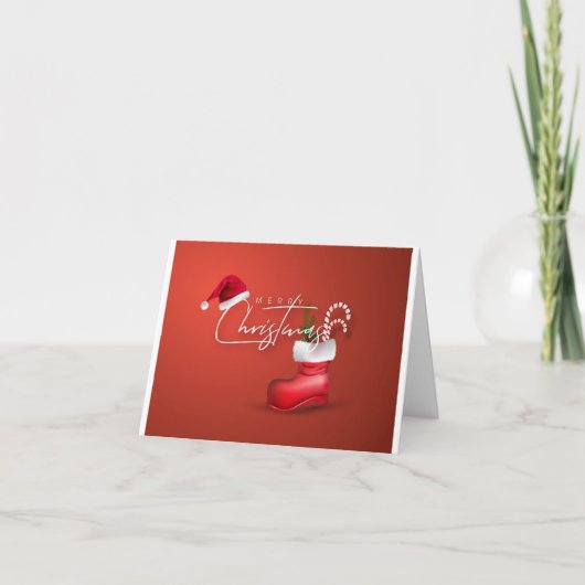 **メリークリスマス** 「ご近所」カード カード (正面)