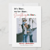 メリークリスマス |すべて素晴らしは休おもしろい休 シーズンカード (正面)