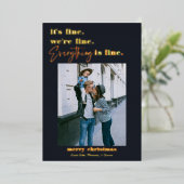 メリークリスマス |すべて素晴らしは休おもしろい休 箔シーズンカード (立ち正面)