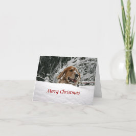 メリークリスマス-それが雪が降るようにして下さい シーズンカード