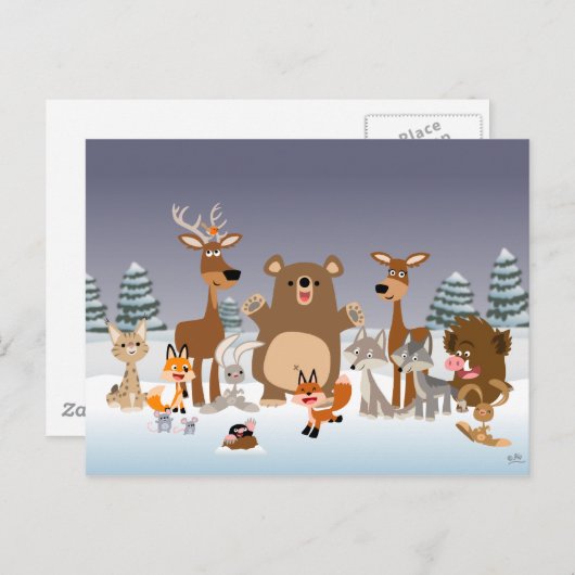 メリークリスマス!!はがき シーズンポストカード (正面/裏面)