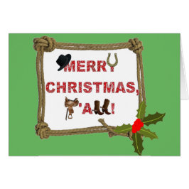メリークリスマス、やろう – カウボーイ