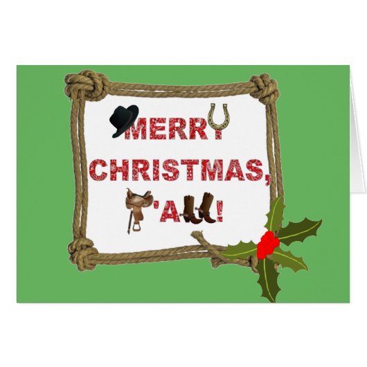 メリークリスマス、やろう – カウボーイ (正面横)