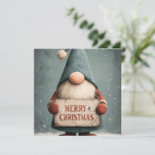 「メリークリスマス」を開催する愛らしいクリスマス格言 シーズンカード (スタンド正面)