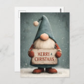 「メリークリスマス」を開催する愛らしいクリスマス格言 ポストカード (正面/裏面)