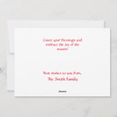 メリークリスマス、アイアンクロス、ホリデーカード シーズンカード (裏面)