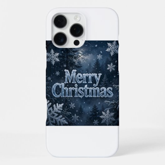 メリークリスマス アイス iPhone 16 Pro Max カバー (裏面)