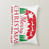 メリークリスマス アクセントクッション (裏面(縦))