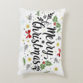 メリークリスマス アクセントクッション (裏面(縦))