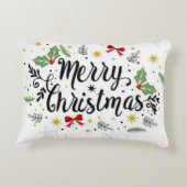メリークリスマス アクセントクッション (裏面)