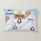 メリークリスマス アクセントクッション (裏面)