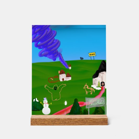 メリークリスマス！ アクリルサイン (正面)