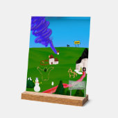 メリークリスマス！ アクリルサイン (傾斜)